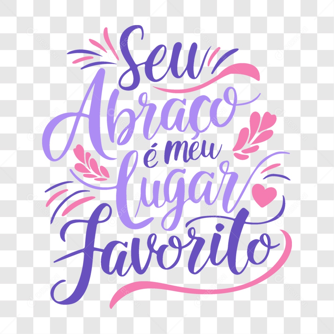 Lettering Dia das Mães PNG