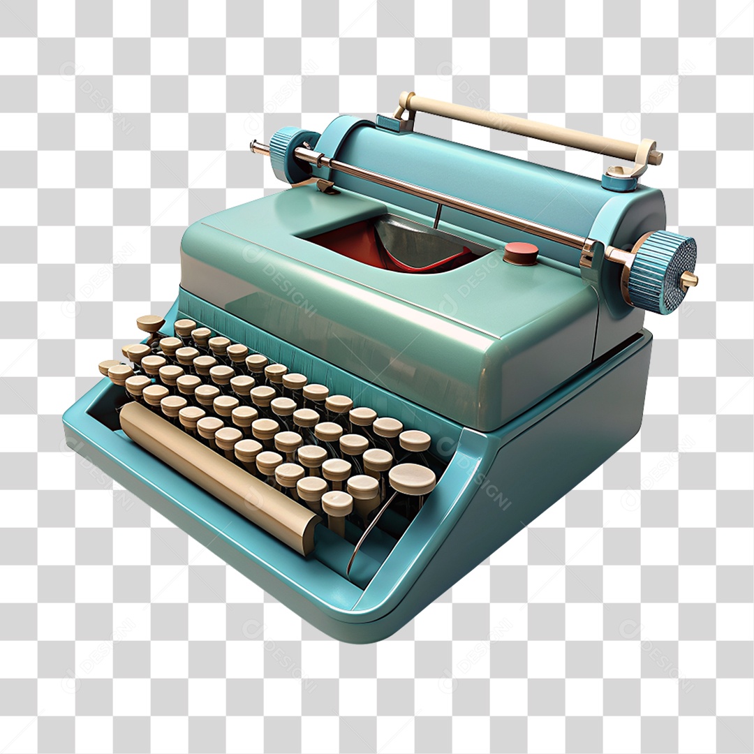 Maquina de Escrever PNG Transparente