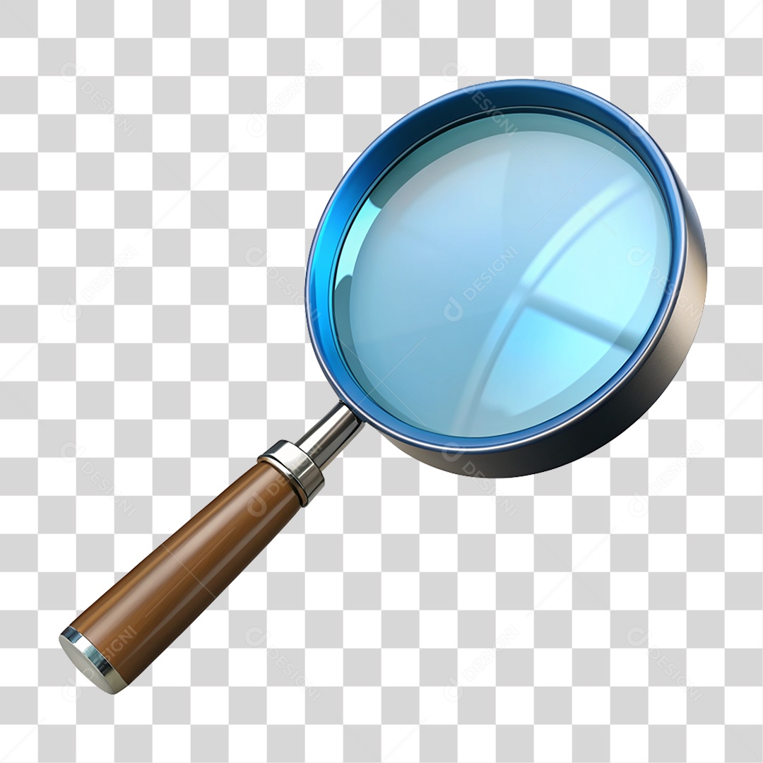 Lupa de Pesquisas Antiga PNG Transparente