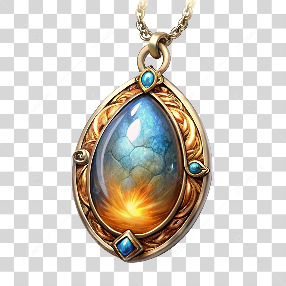 Joia Colar com Brilhantes PNG Transparente