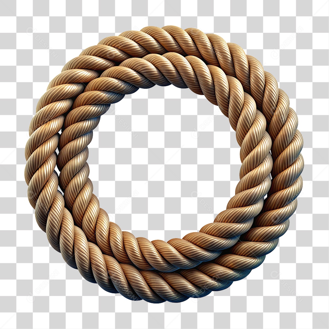 Corda em Circulo PNG Transparente