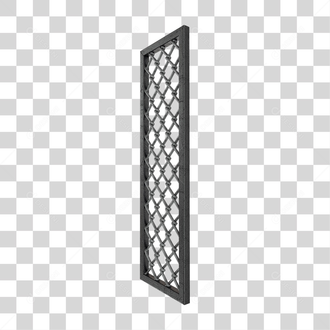 Elemento 3D Placa de Metal Grades PNG Transparente