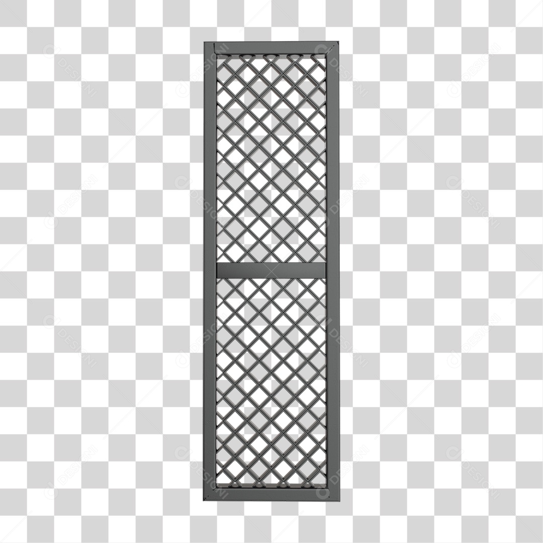 Elemento 3D Placa de Metal Grades PNG Transparente
