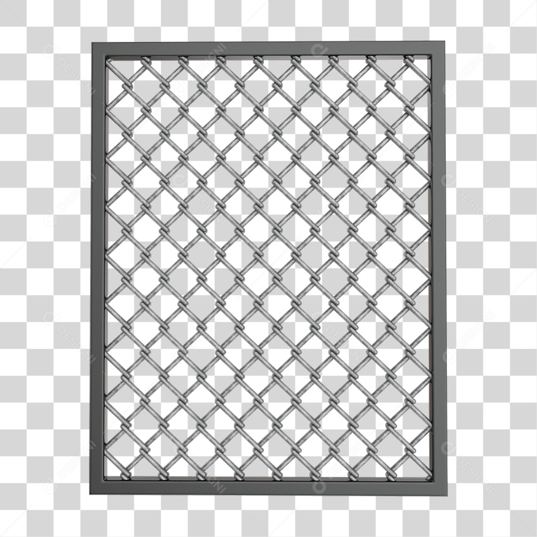 Elemento 3D Placa de Metal Grades PNG Transparente