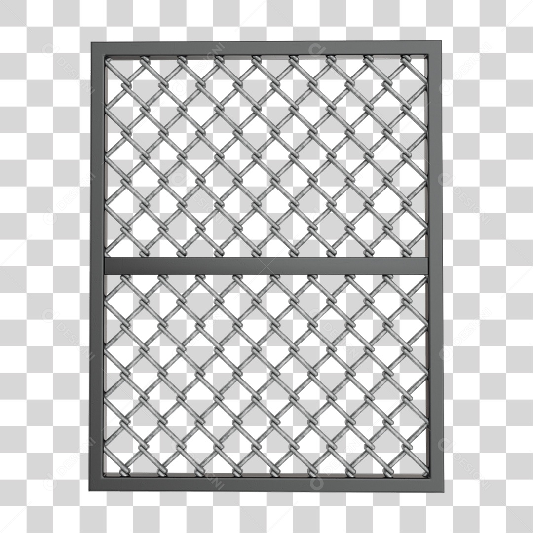 Elemento 3D Placa de Metal Grades PNG Transparente