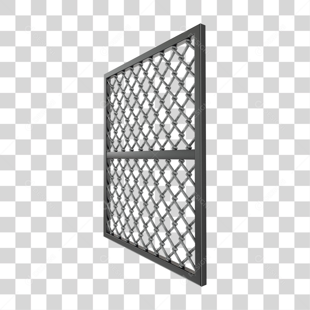 Elemento 3D Placa de Metal Grades PNG Transparente