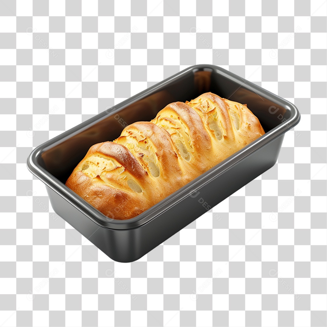 Bolo Pão de Forma PNG Transparente