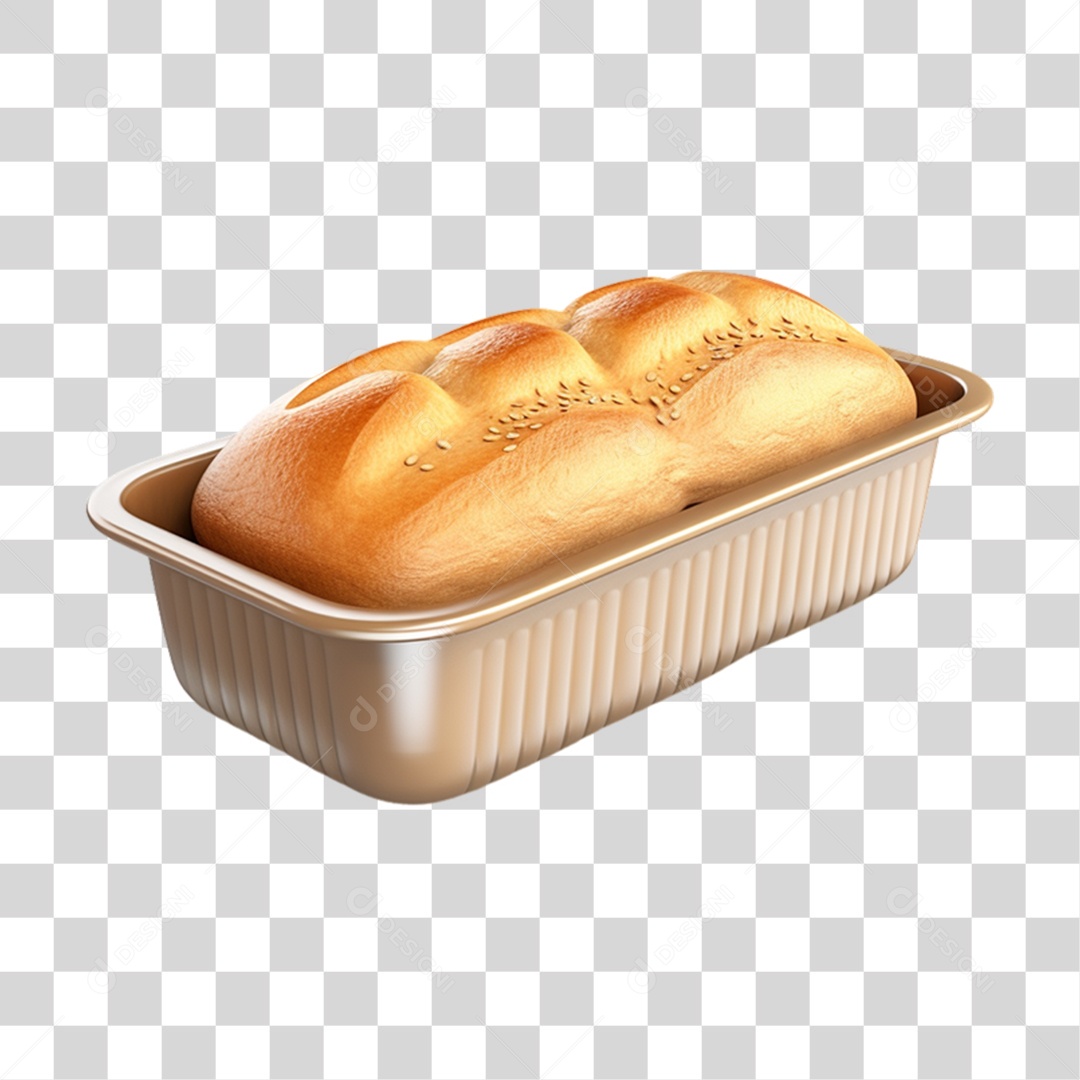 Bolo Pão de Forma PNG Transparente