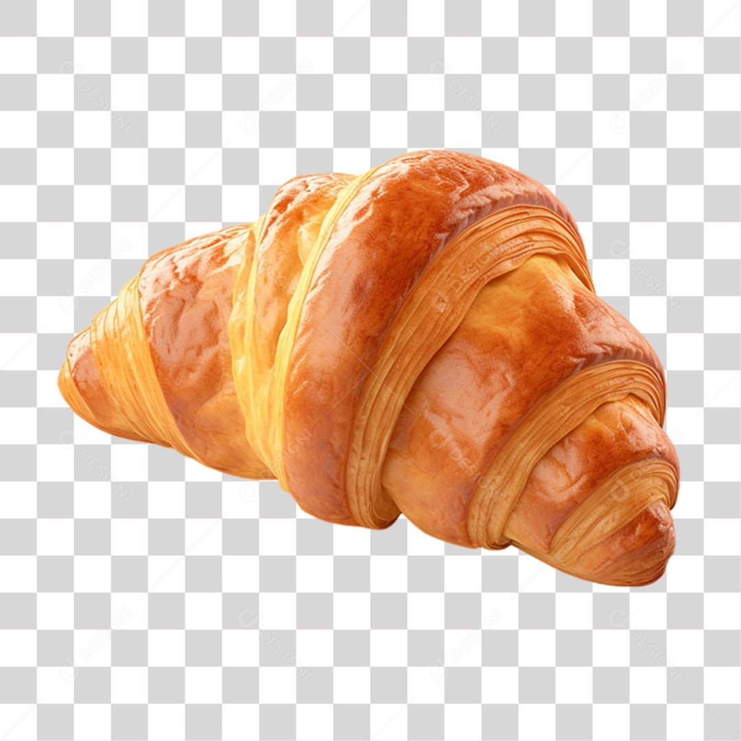 Croissant Assado PNG Transparente