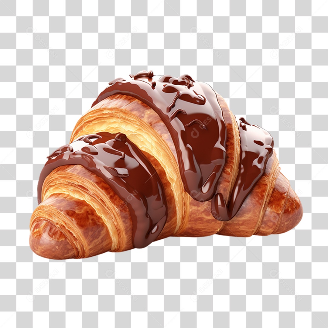 Croissant Assado PNG Transparente