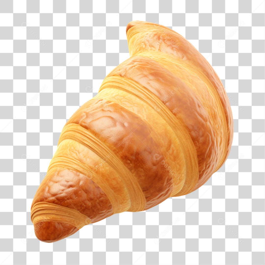 Croissant Assado PNG Transparente