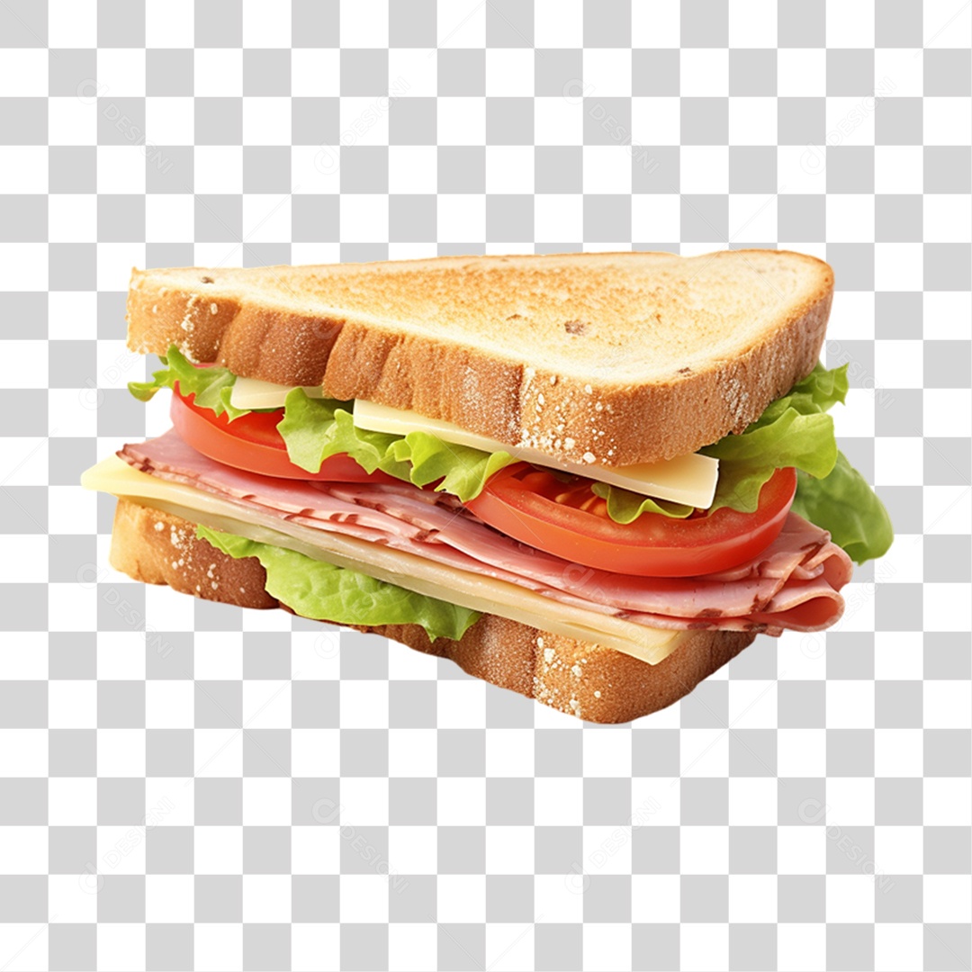 Sanduiche Delicioso PNG Transparente