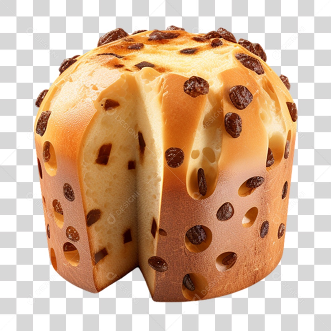 Panetone PNG Transparente