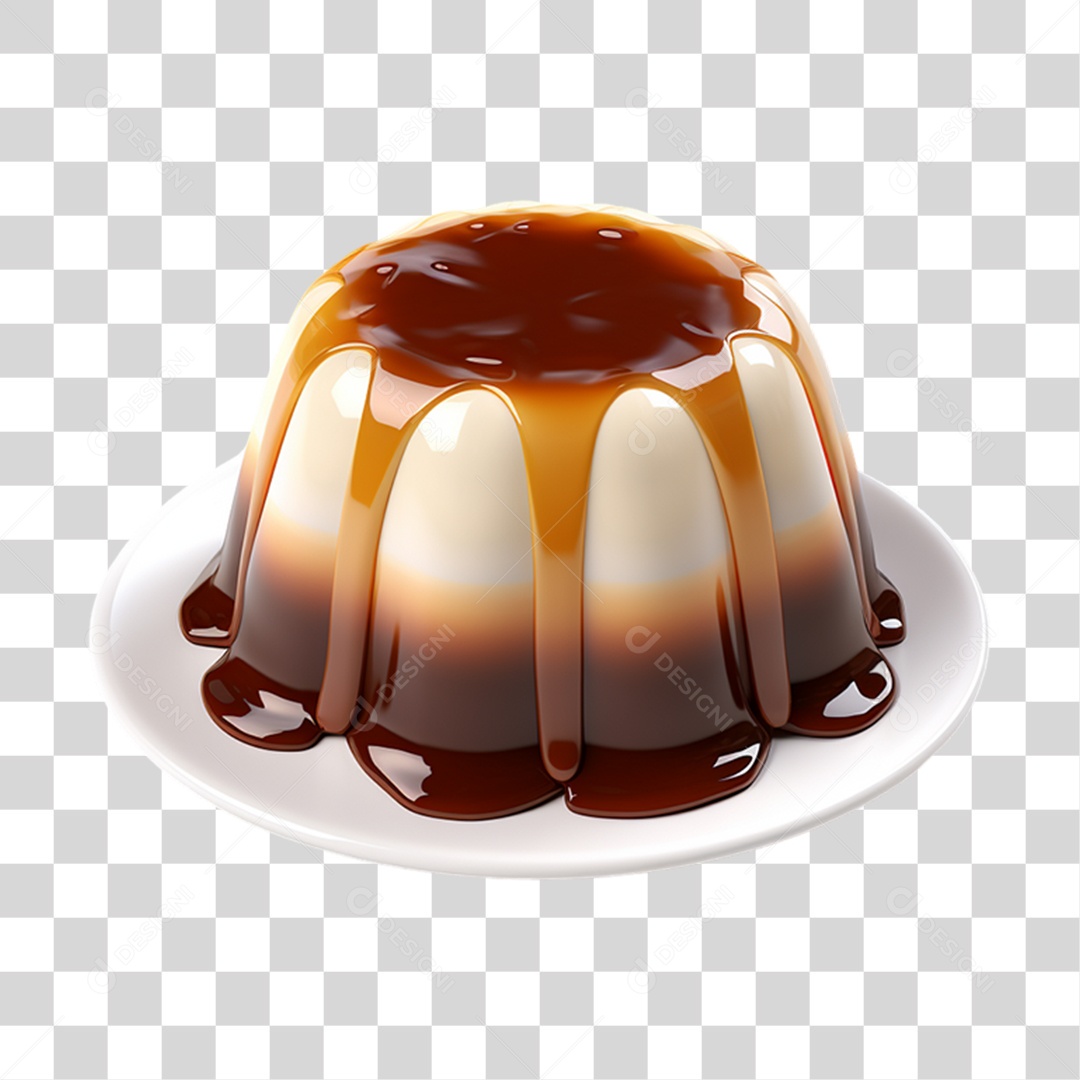 Pudim Doce PNG Transparente