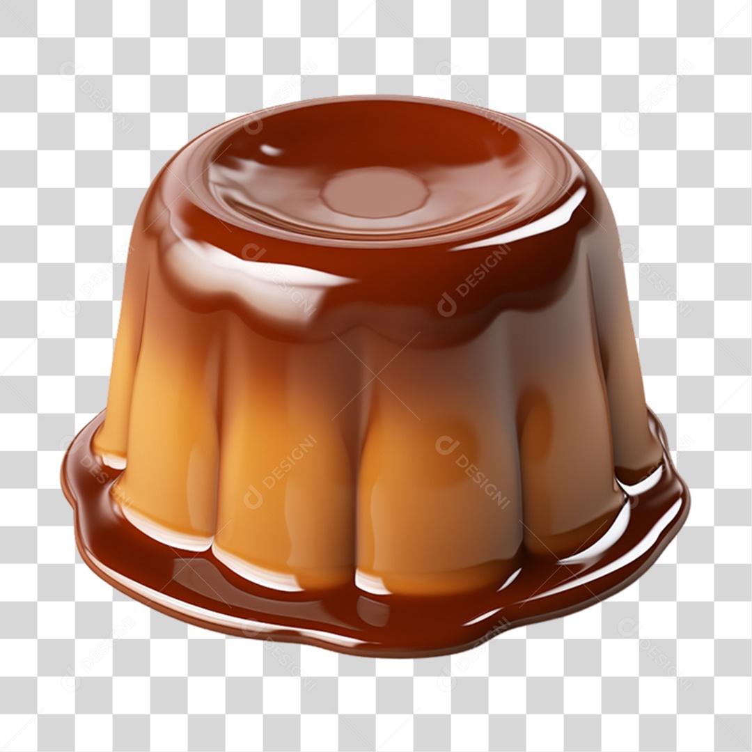 Pudim Doce PNG Transparente