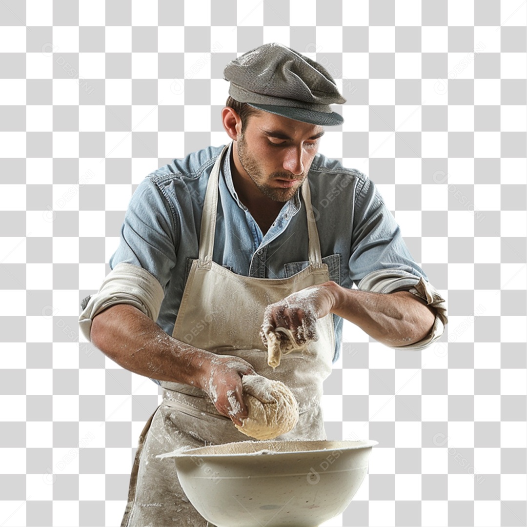 Padeiro Confeiteiro PNG Transparente