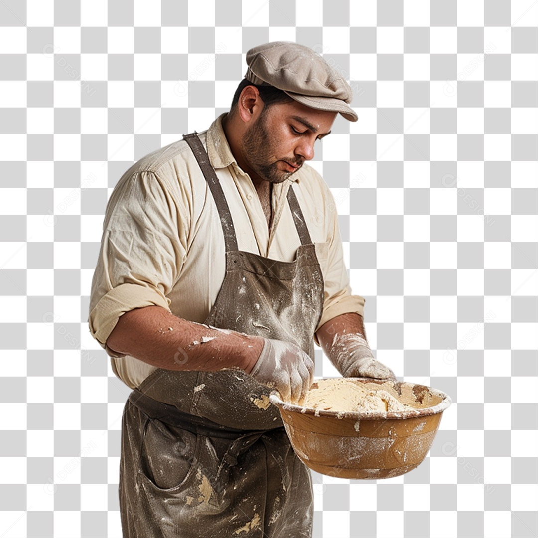 Padeiro Confeiteiro PNG Transparente