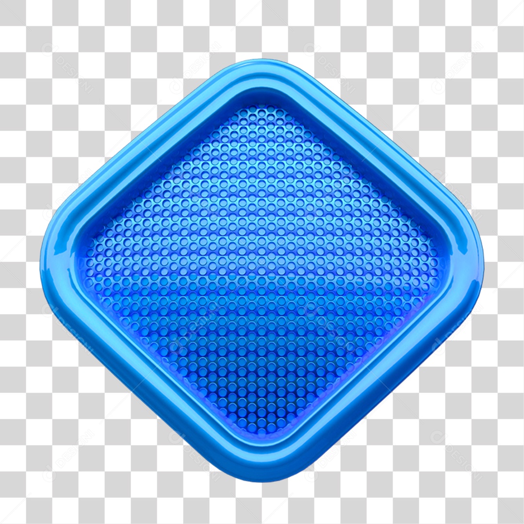 Elemento 3D Placa de Metal Grades PNG Transparente