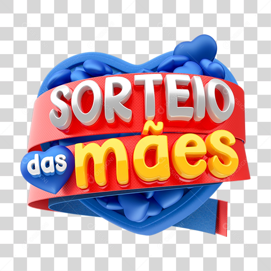 Selo 3D Ofertas das Mães PNG Transparente