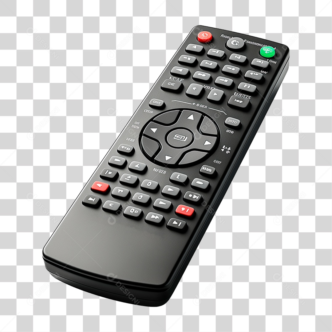 Controle remoto preto PNG Transparente