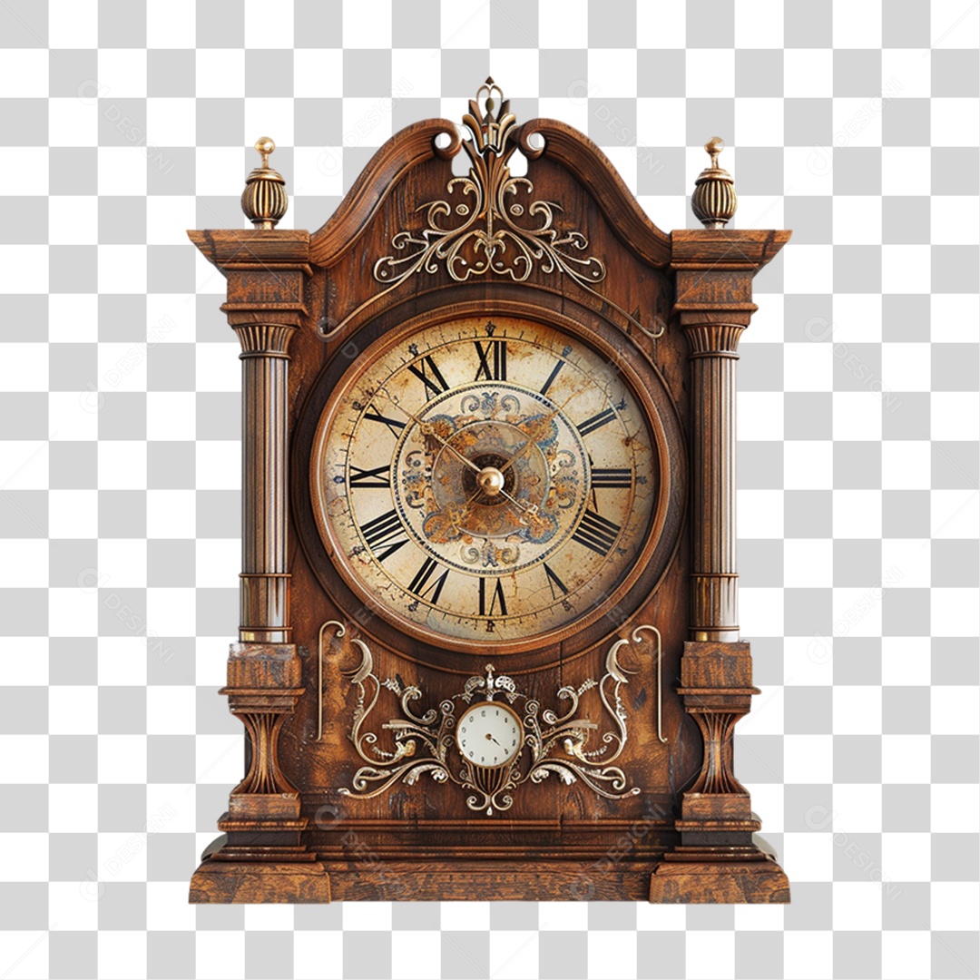 Relógio Antigo PNG Transparente