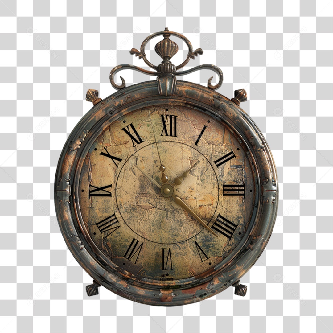 Relógio Antigo PNG Transparente
