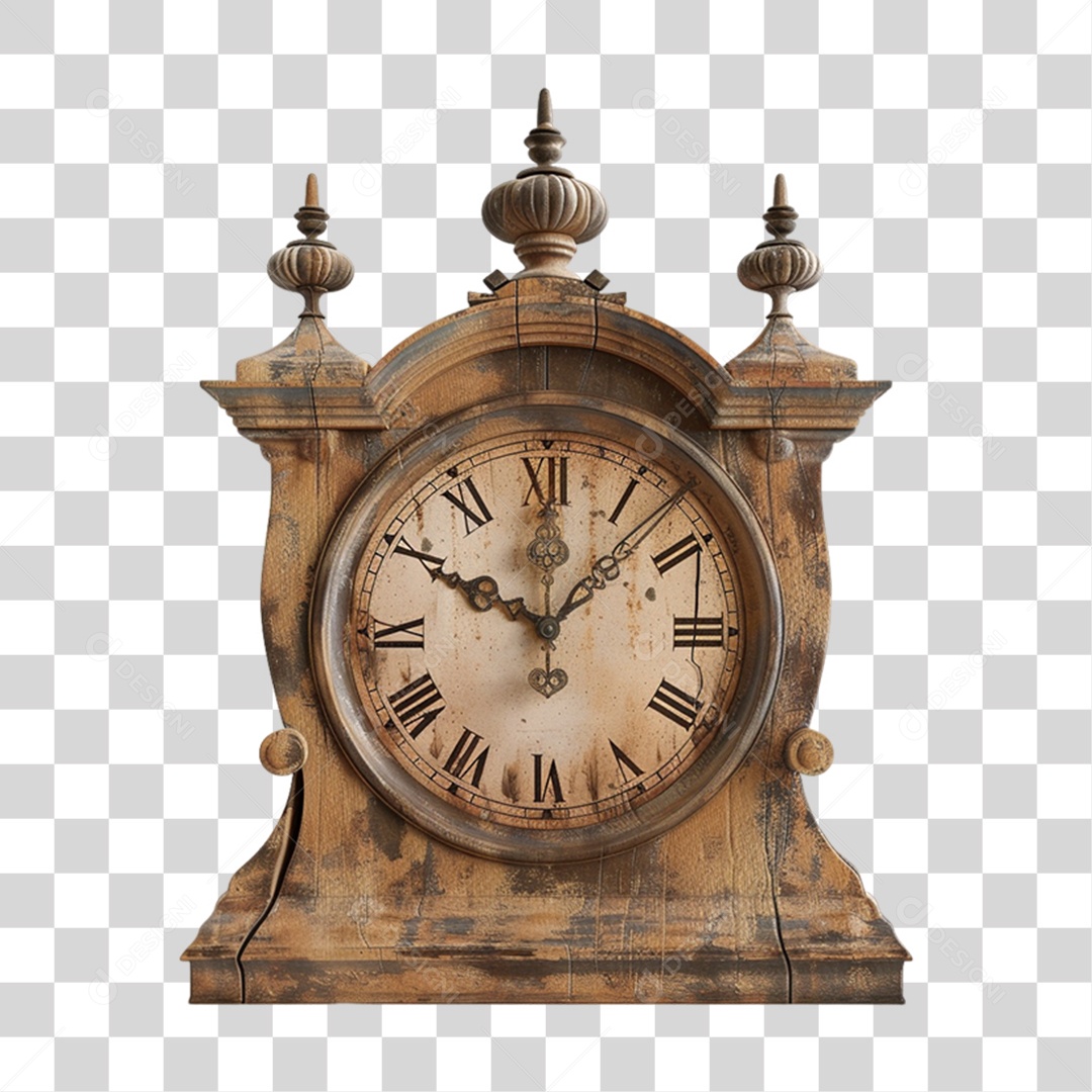 Relógio Antigo PNG Transparente