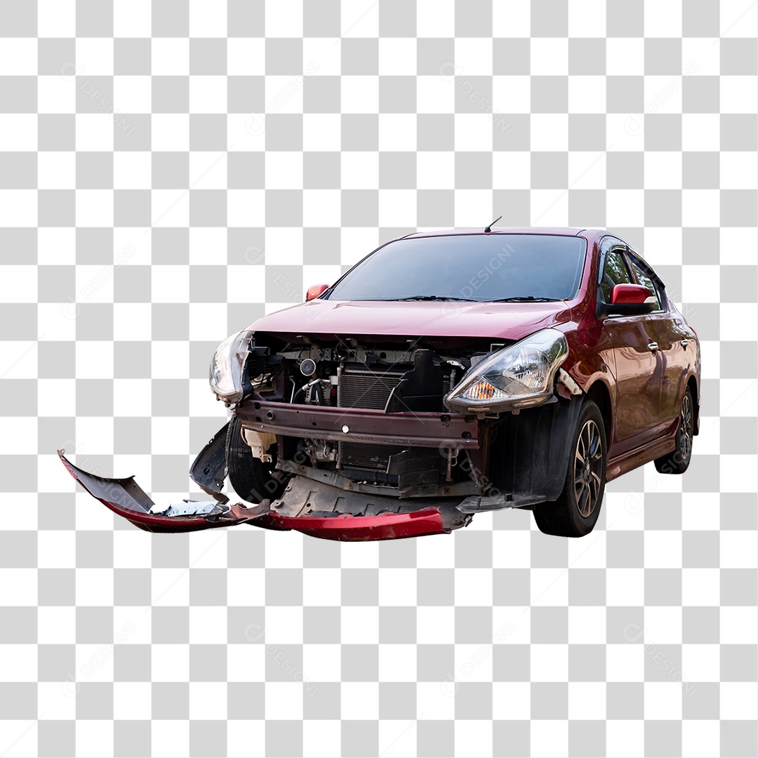 Carros Batidos Funilaria PNG Transparente