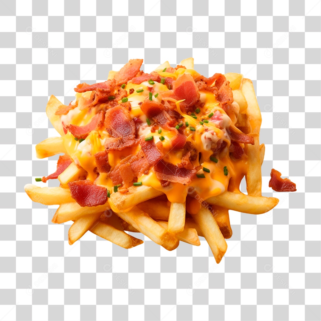 Porção de Batata Frita PNG Transparente