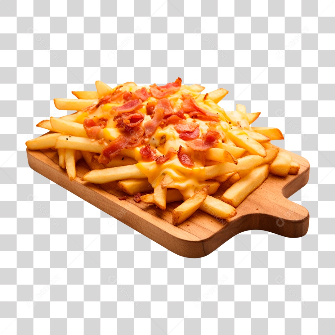 Porção de Batata Frita PNG Transparente