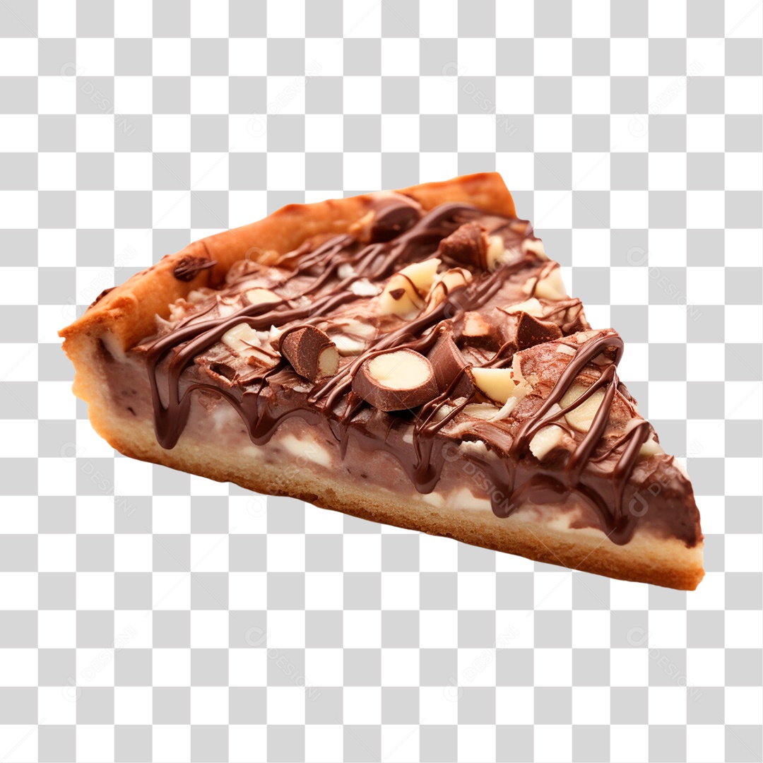 Fatia de Pizza Doce PNG Transparente