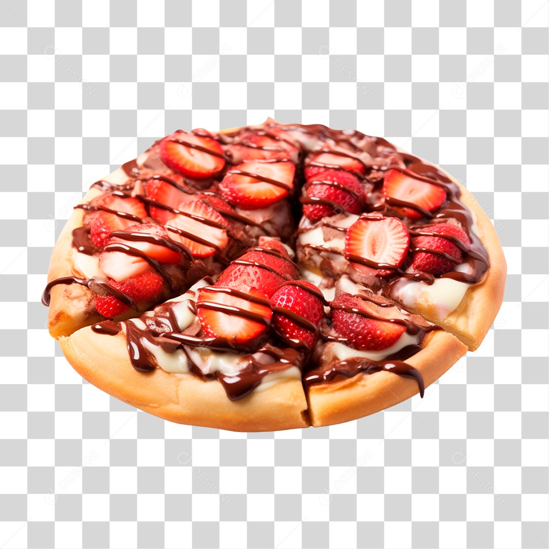 Pizza Doce PNG Transparente