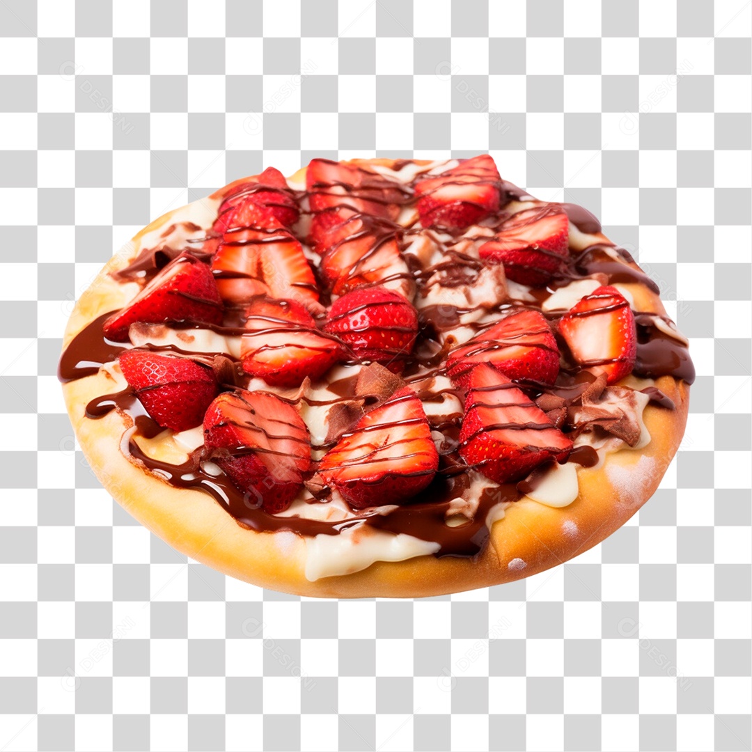 Pizza Doce PNG Transparente