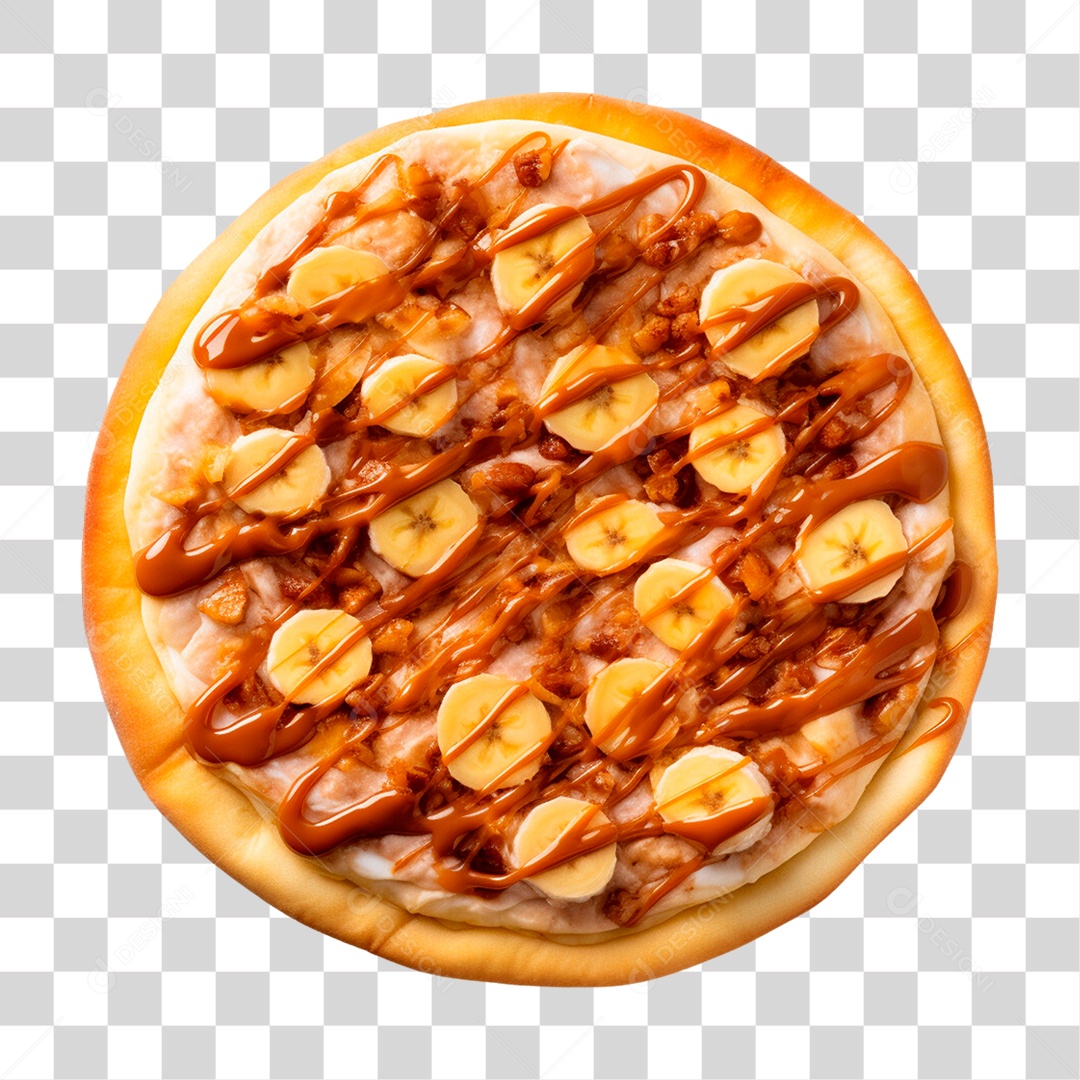 Pizza Doce PNG Transparente