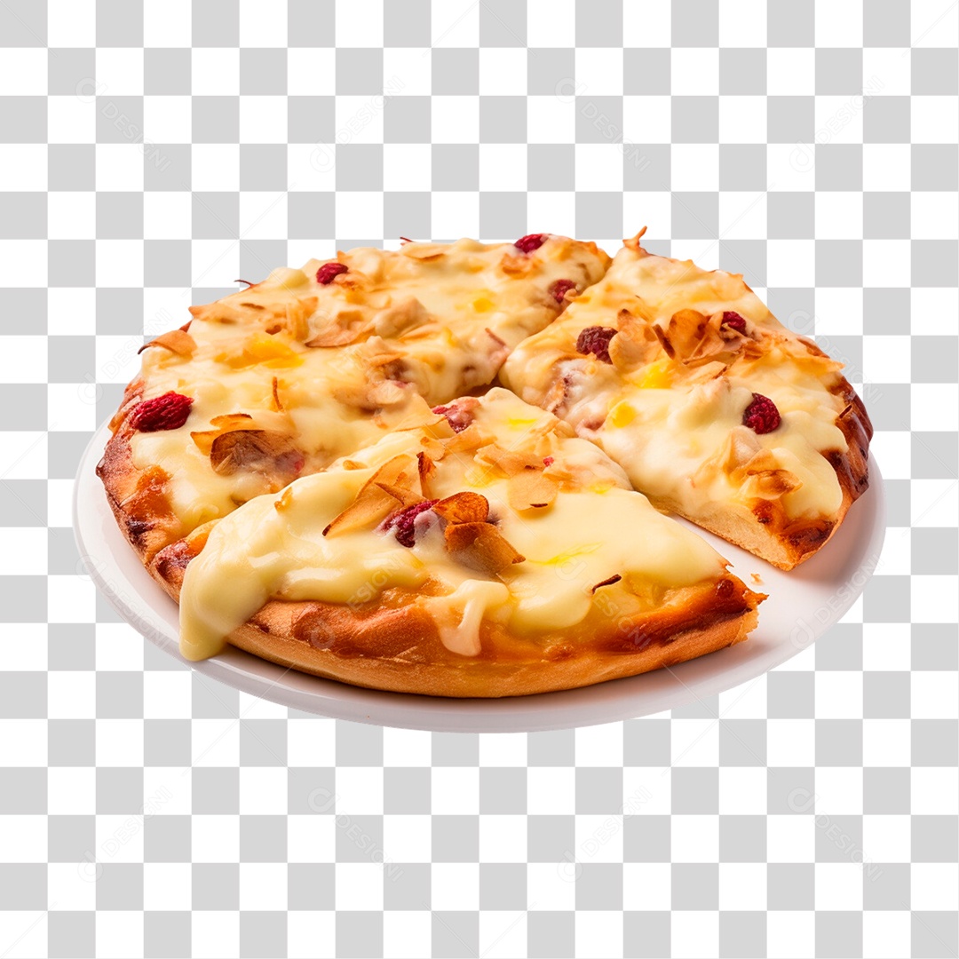 Pizza Doce PNG Transparente