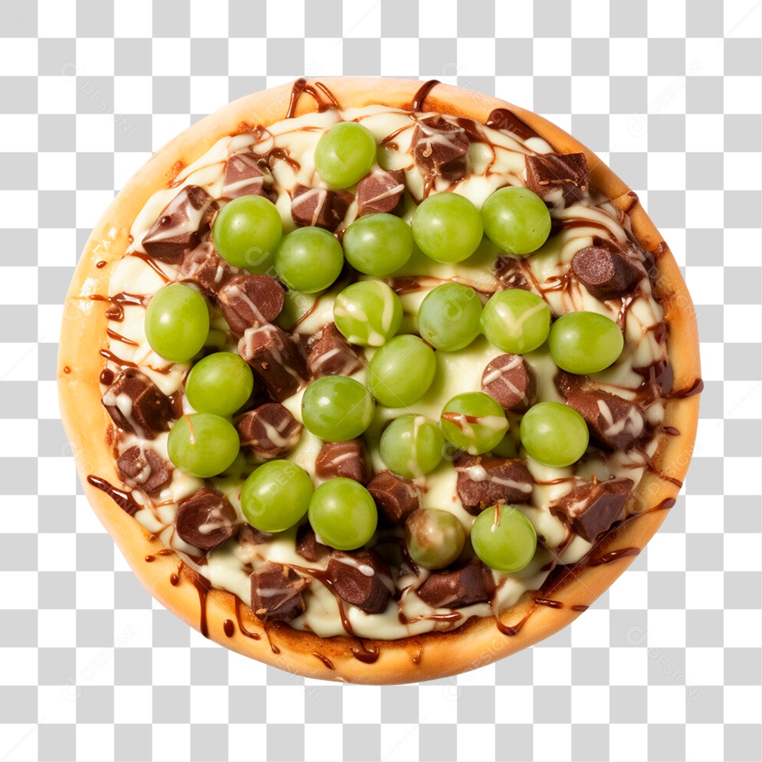 Pizza Doce PNG Transparente