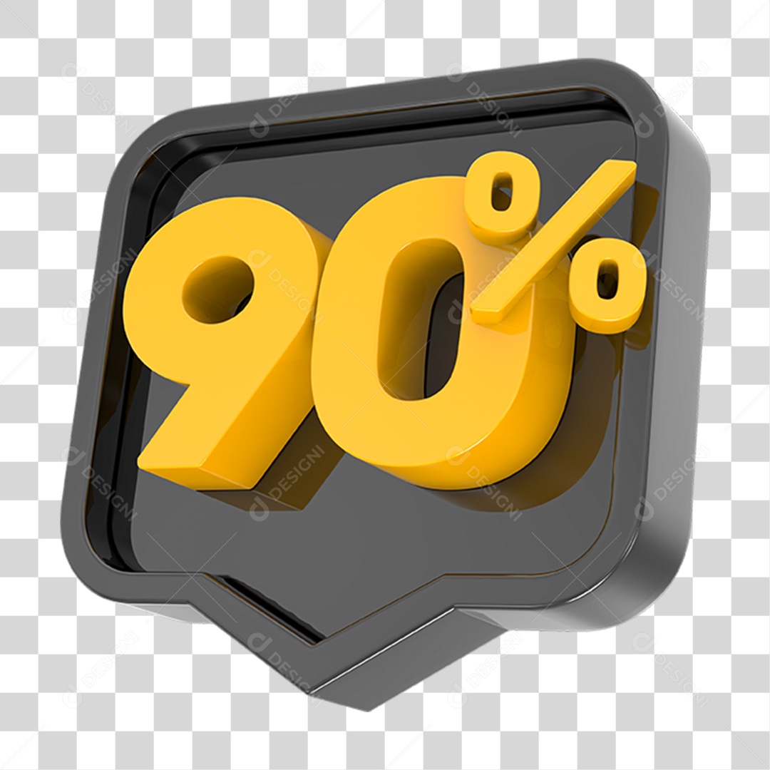 Caixa de Mensagem Desconto 90 % PNG Transparente