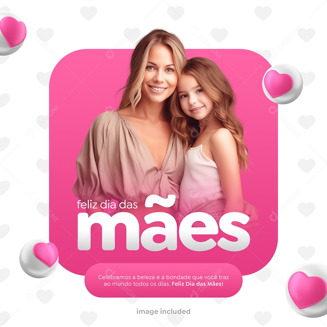 Feliz Dia Das Mães 12 de Maio Social Media PSD Editável