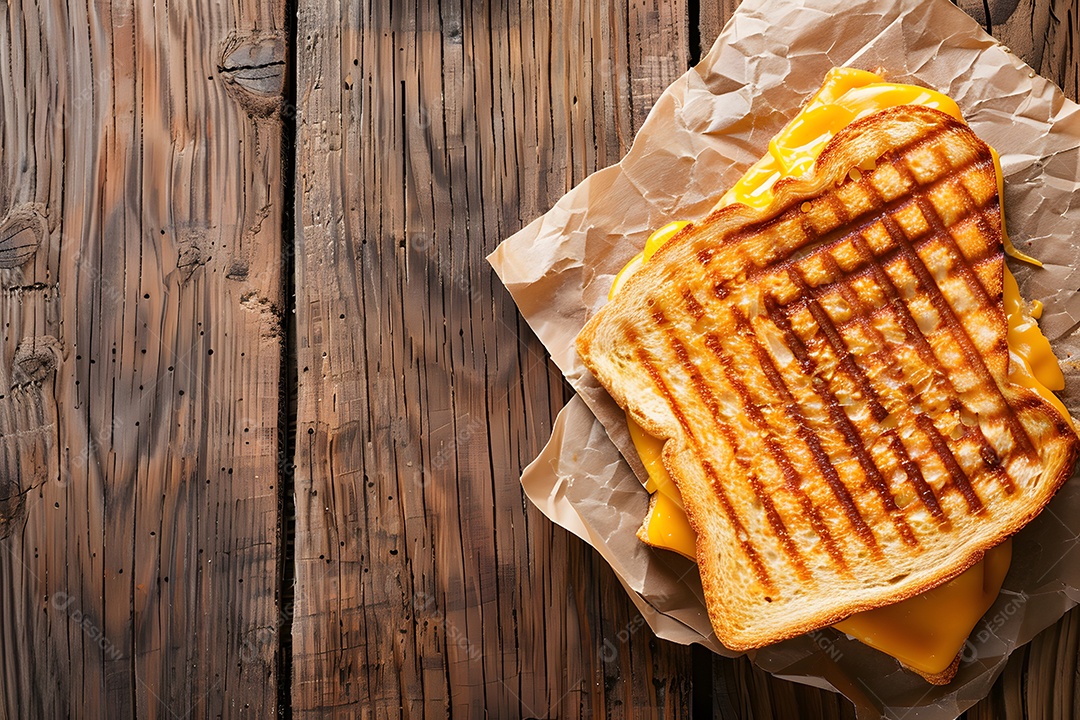 Sanduíche fresco sobre um fundo isolado