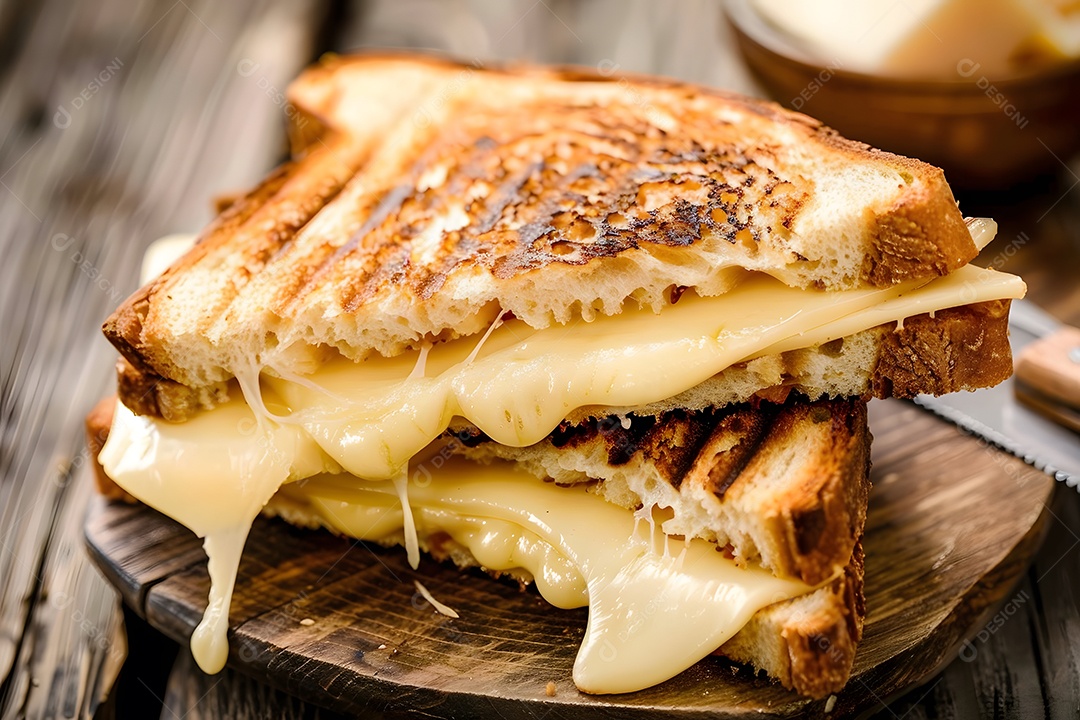 Sanduíche fresco sobre um fundo isolado