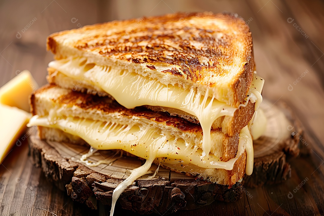 Sanduíche fresco sobre um fundo isolado