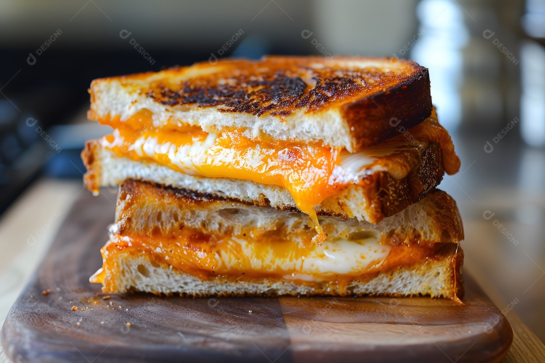 Sanduíche fresco sobre um fundo isolado