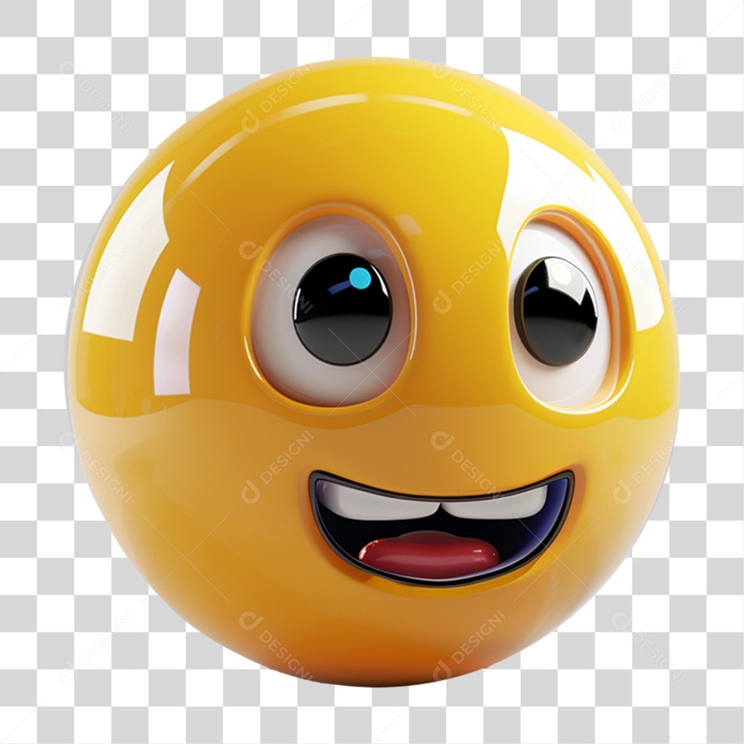 Emoji 3D Gestos Emoções PNG Transparente