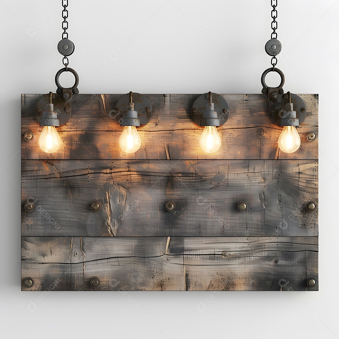 Imagem composição festa junina madeiras