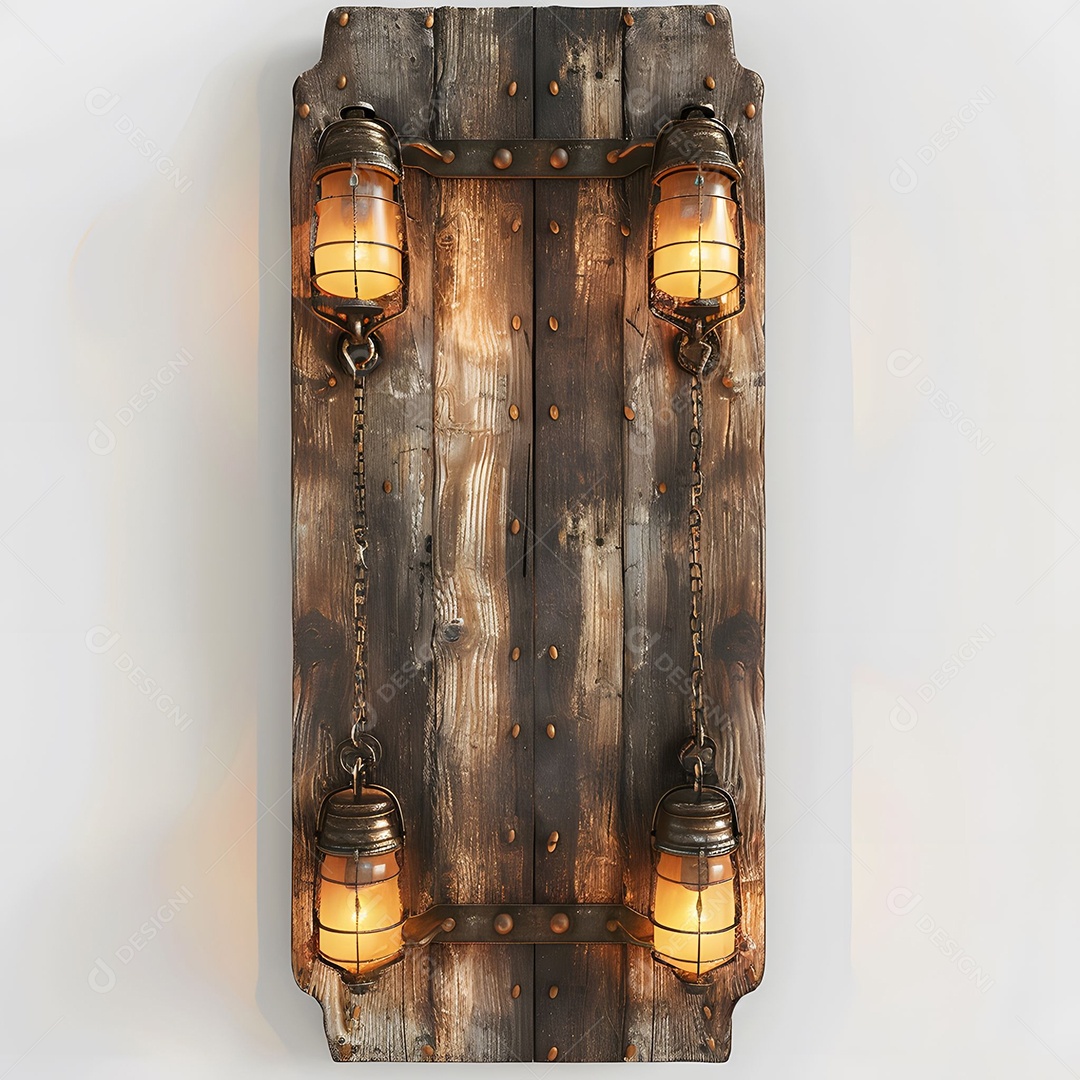 Imagem composição festa junina madeiras