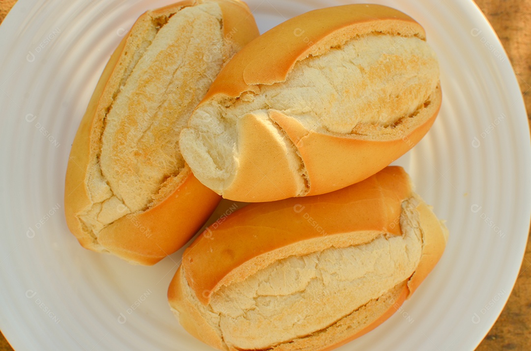 Delicioso pão francês recém assado