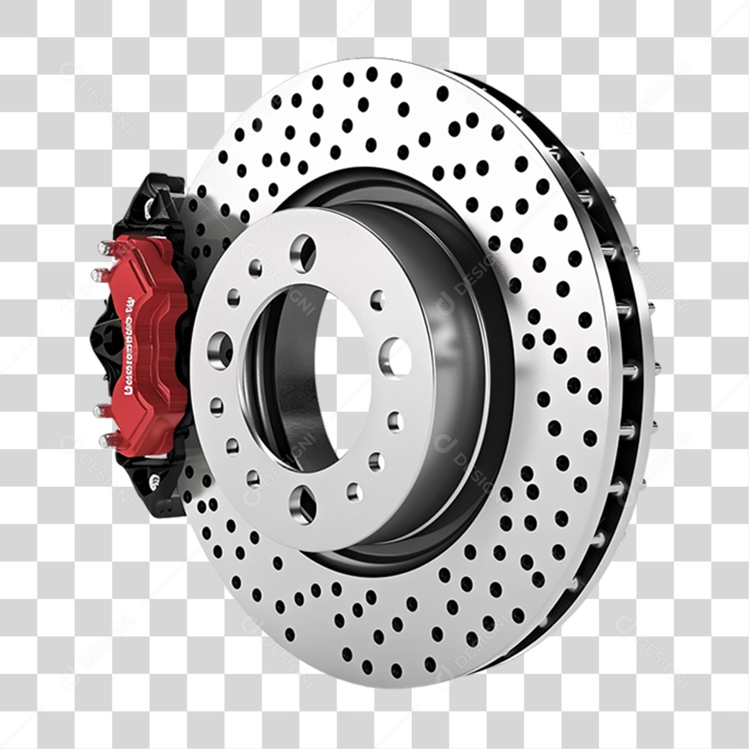 Disco de Freio Metal PNG Transparente