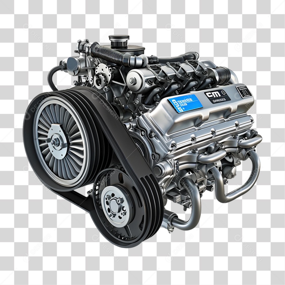 Motor de Carro PNG Transparente