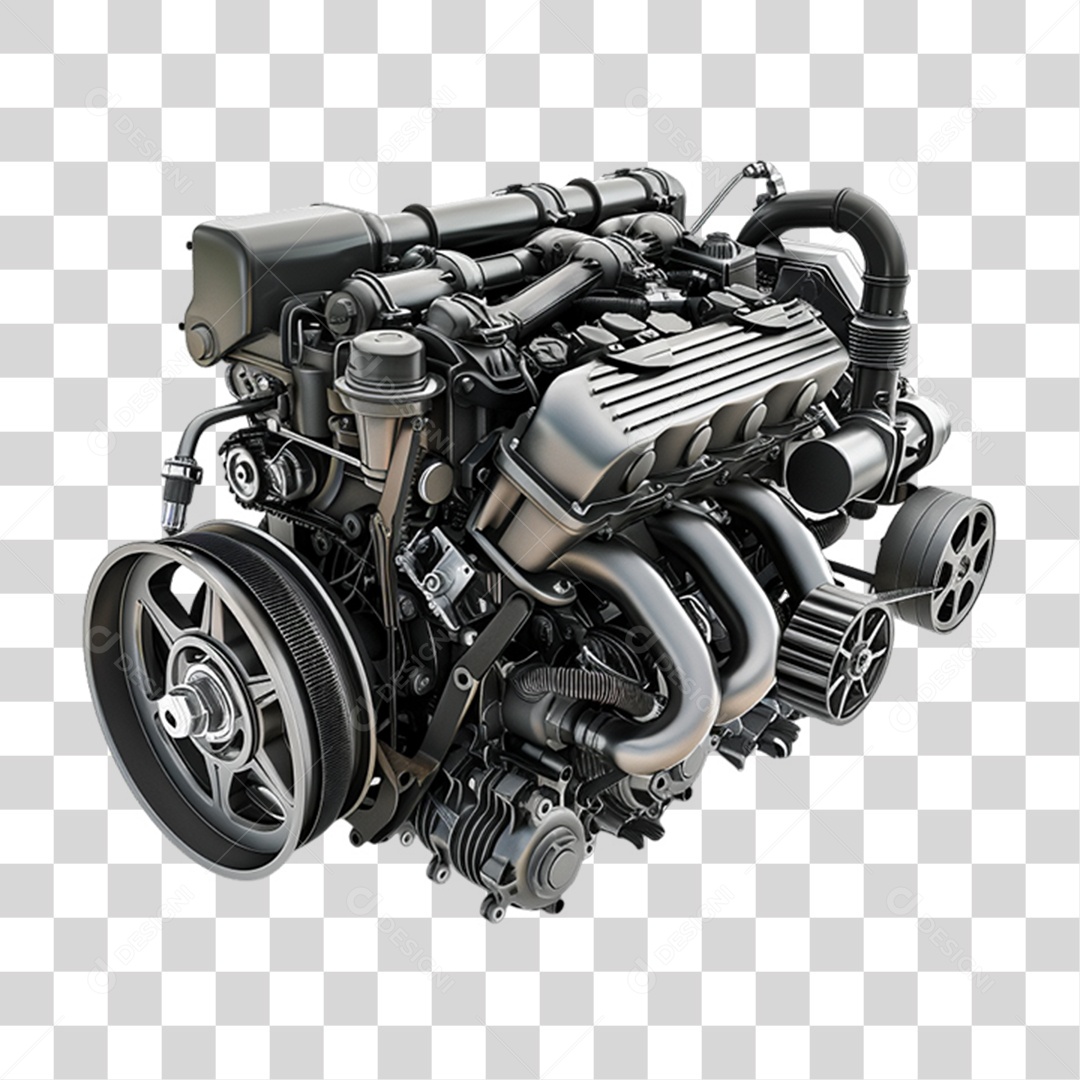 Motor de Carro PNG Transparente