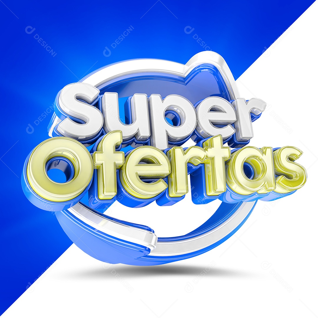 Super Ofertas Selo Azul Para Composição PSD
